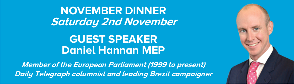 Dinner with Dan Hannan MEP