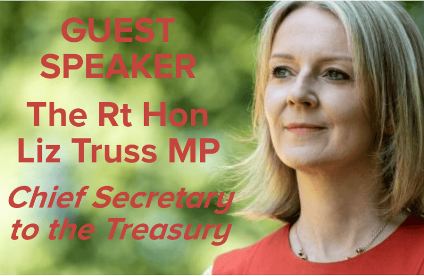 GUEST SPEAKER: Liz Truss MP